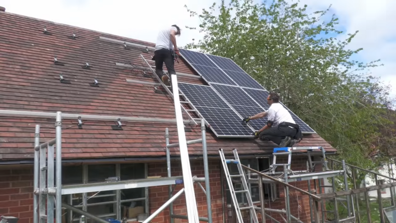 The Installation of Solar Panels