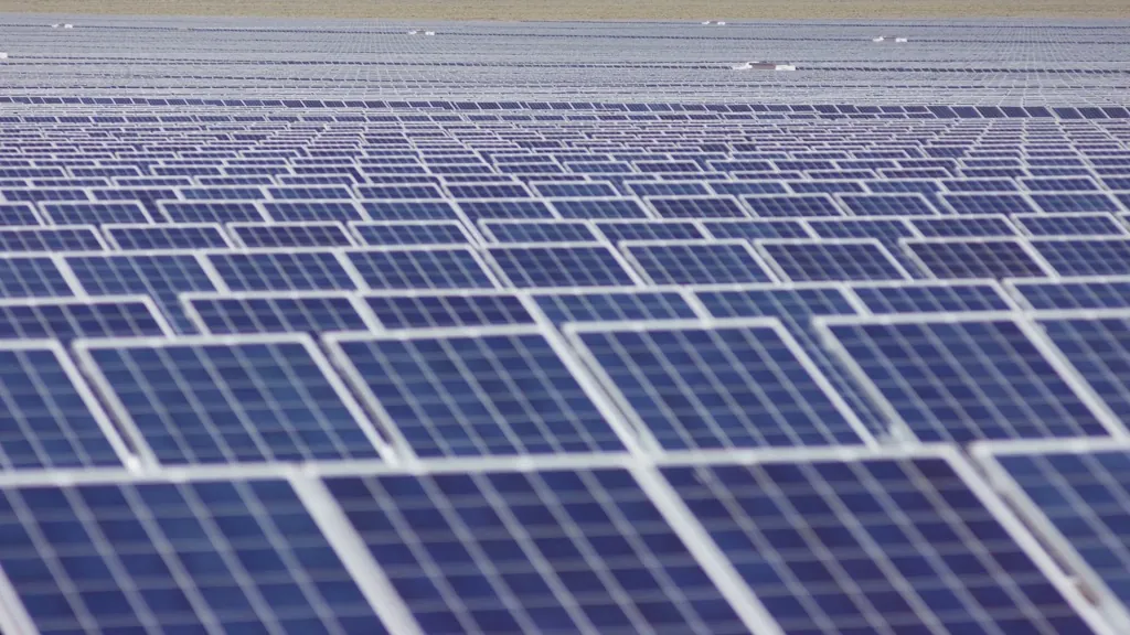 Solar panel field