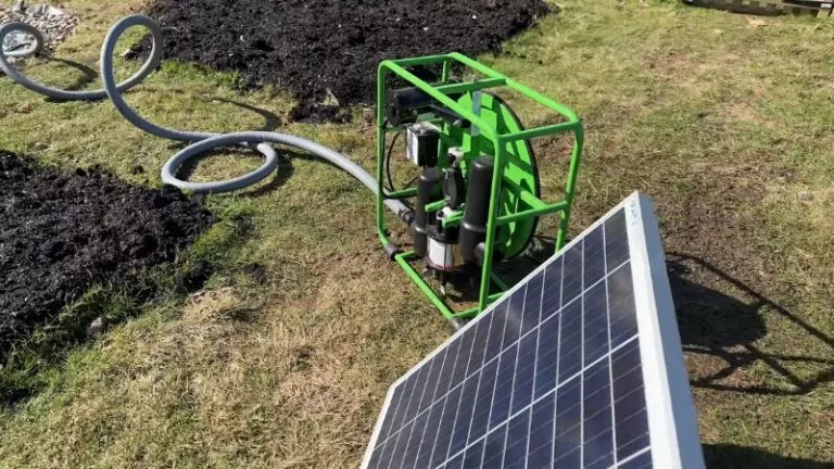 Solar-powered irrigation system in action, highlighting the role of water access innovation for small farms